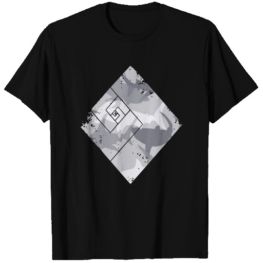 Square shark camouflage pattern T Shirts