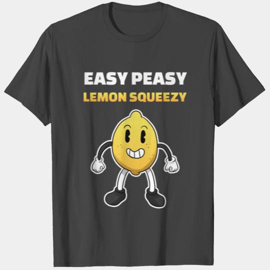 Easy Peasy Lemon Squeezy Lemon Lemonade Summer T Shirts