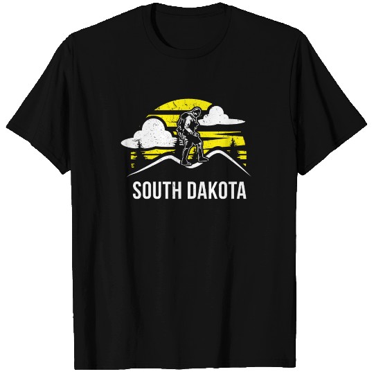 South Dakota Hiking T Shirts - Hiker Gift Ideas