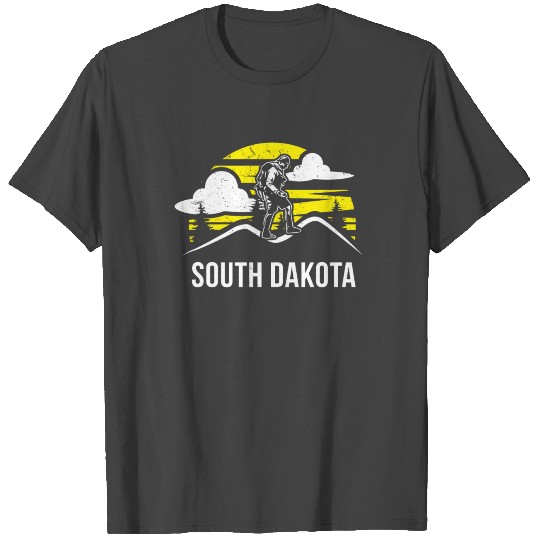 South Dakota Hiking T Shirts - Hiker Gift Ideas