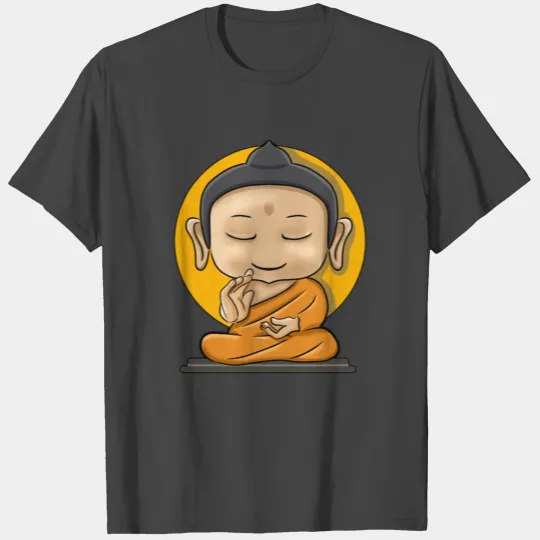 Cartoon Little Buddha T Shirts