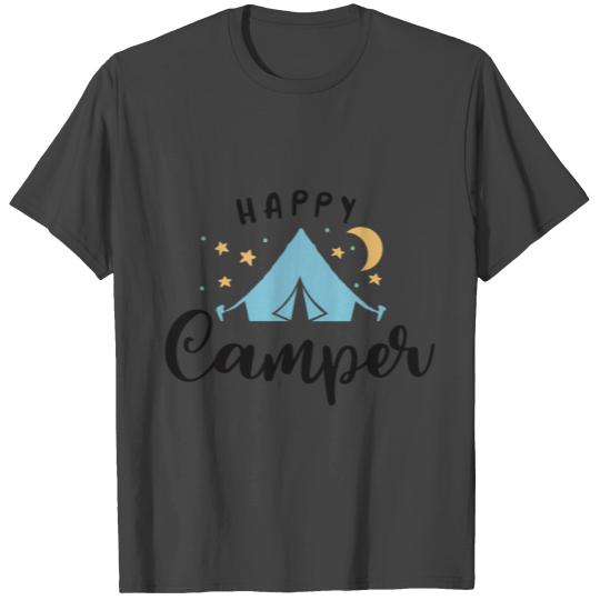 Happy Camper Summer T Shirts