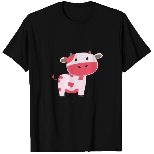 Cute Strawberry Cow T Shirts