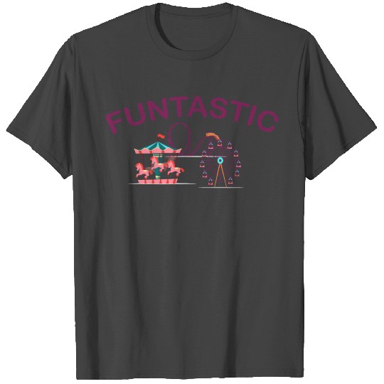 Roller coaster funny T Shirts gift amusement park