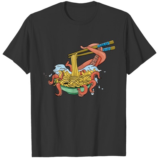 octopus noodles T-shirt