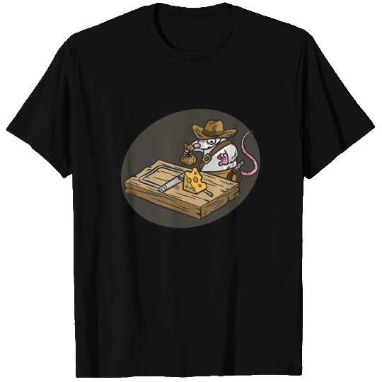 INDIANA JONES MOUSE TRAP Comic Humor T Shirts