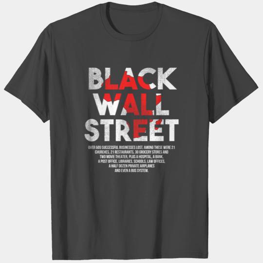 Black Wall Street Tulsa African American Vintage T Shirts