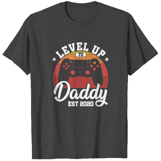 Level Up To Daddy 2020 I'm Going To Be A Dad To Be T Shirts