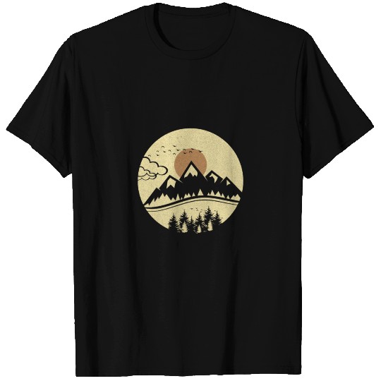 Tri blend Nature Print T Shirts
