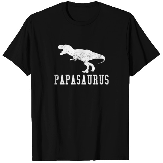 Papasaurus Dad Father Gift Idea T Shirts