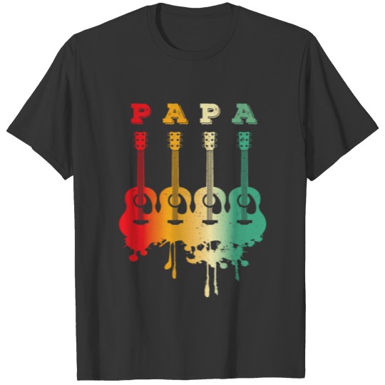 Acoustic Guitar Shirt - Papa Shirt - Cool Guitaris T-shirt