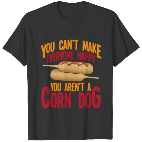 Corndog Stick Fast Food Lover Maize hot dog T Shirts