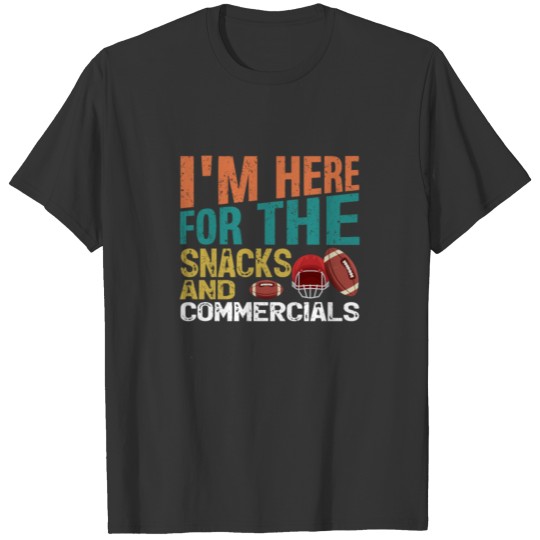 Football Match Game Snacks T Shirts Design