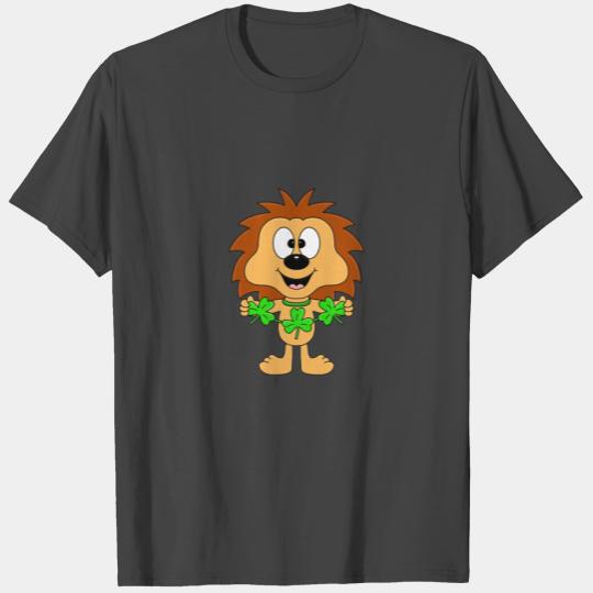 Funny Hedgehog - Shamrocks - Animal - Fun T Shirts