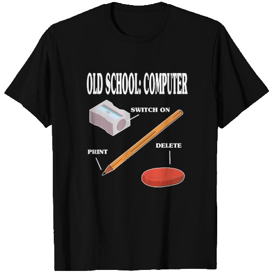 Old School Computer PC Technology T Shirts