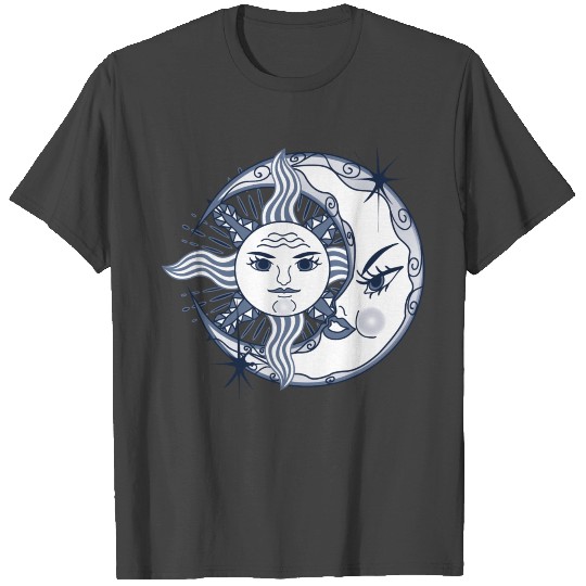 Gorgeous Moon and Sun T Shirts