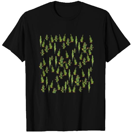Cactus in black T Shirts