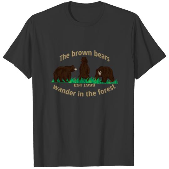 Vintage - Brown bear T Shirts