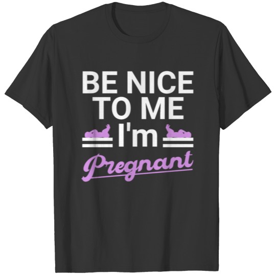 Pregnancy Pregnant Baby Shower Birth gift idea T-shirt