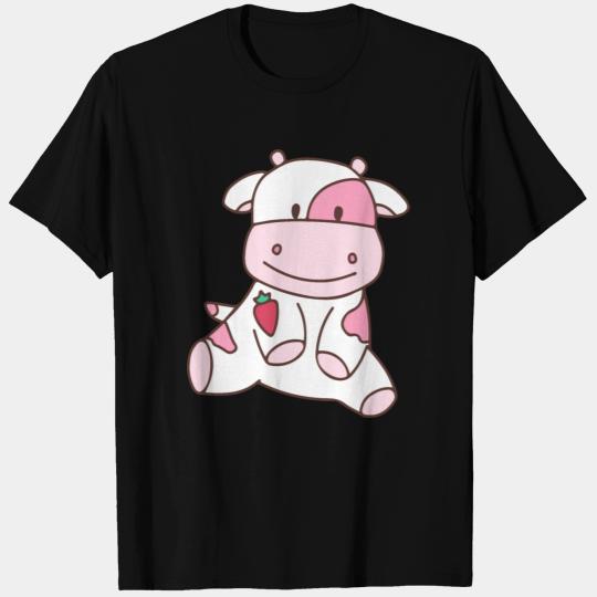 strawberry cow T Shirts