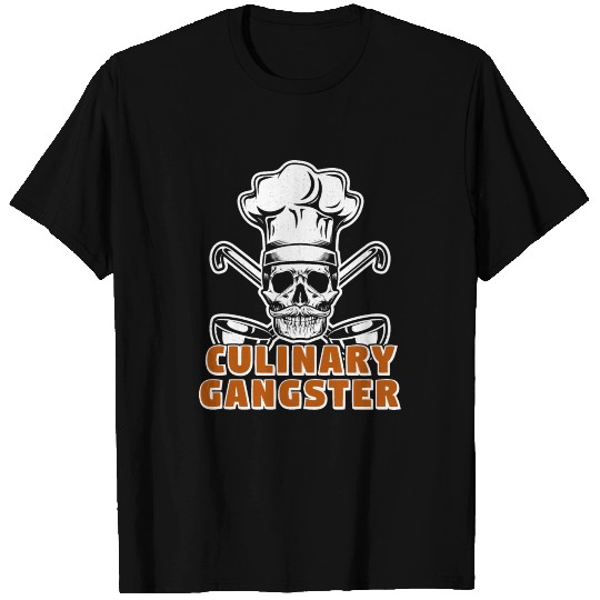 Chef Skull Cooking Kitchen Gift T Shirts