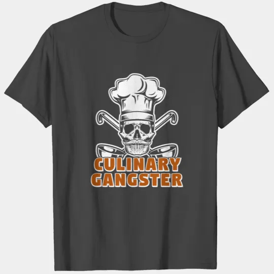 Chef Skull Cooking Kitchen Gift T Shirts