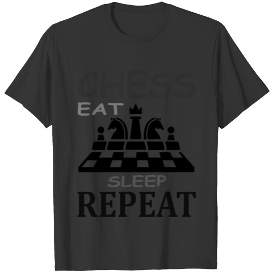 Chess checkerboard checkmate board game gift T Shirts