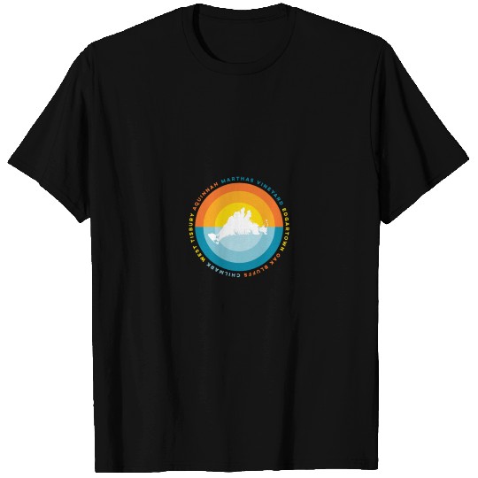 Martha's Vineyard Edgartown Oak Bluffs Sunset T Shirts