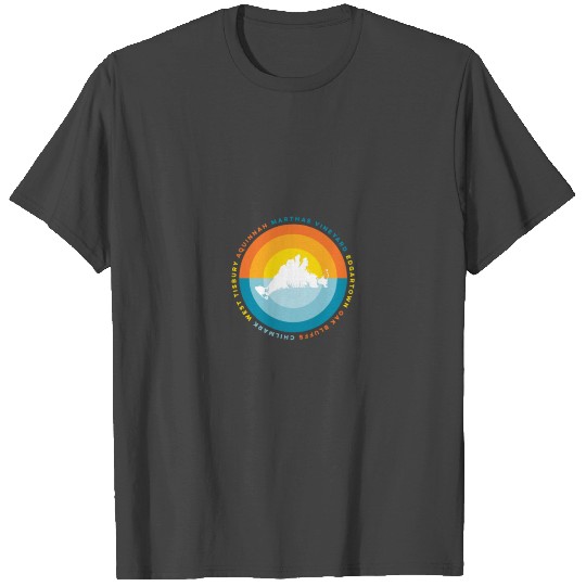 Martha's Vineyard Edgartown Oak Bluffs Sunset T Shirts