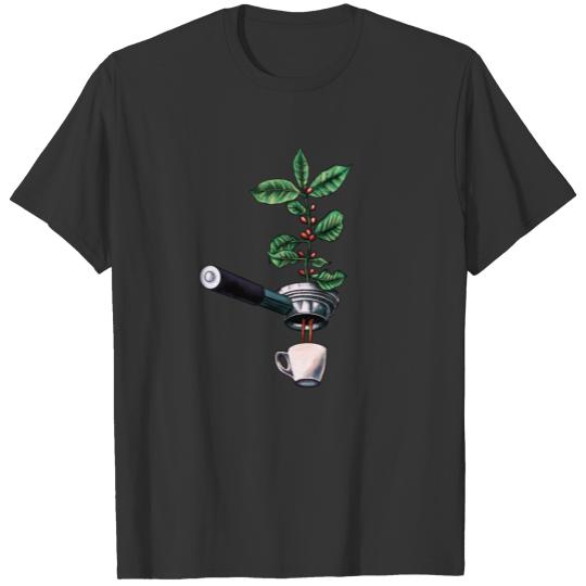 Coffee Plant Espresso Barista T-shirt
