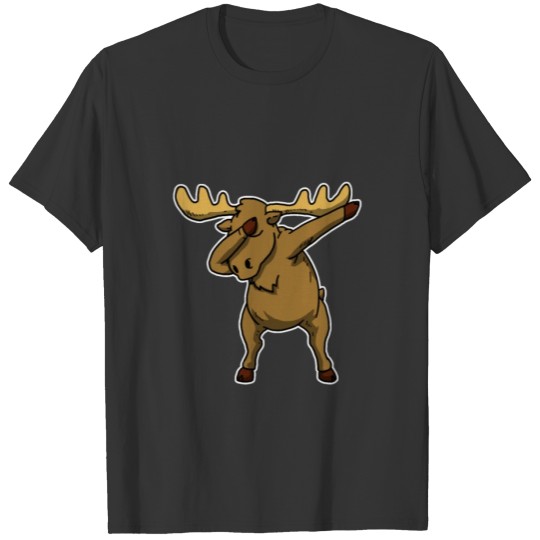 Funny Dabbing Moose Dab Dance Deer Lover Gift T Shirts