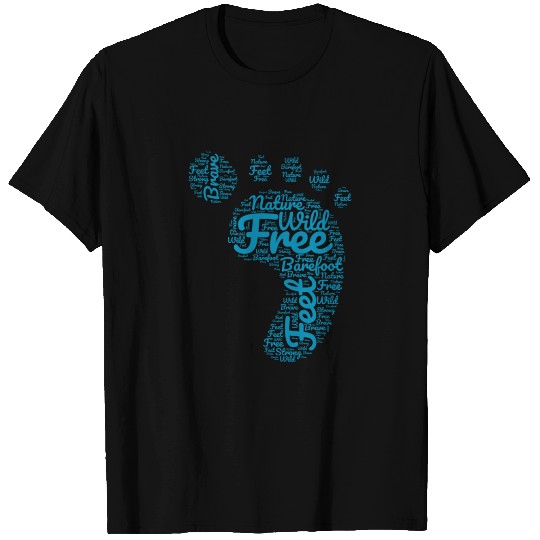 Barefoot Footprint T Shirts