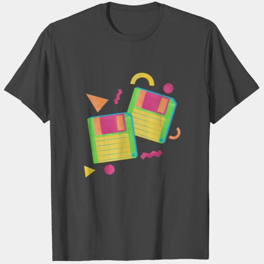 90s floppy disc 80s Rocks VHS, Cassette Tape T Shirts