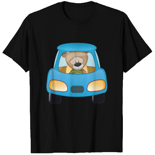 Teddy Bear Driving Car T Shirts
