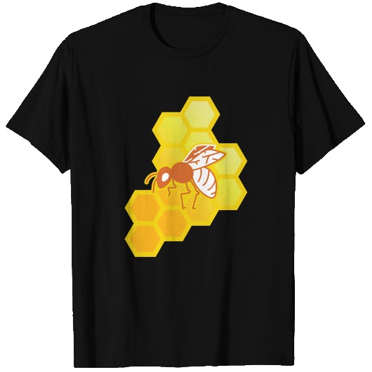 Honey Bee Lover Gift - Honeycomb T Shirts