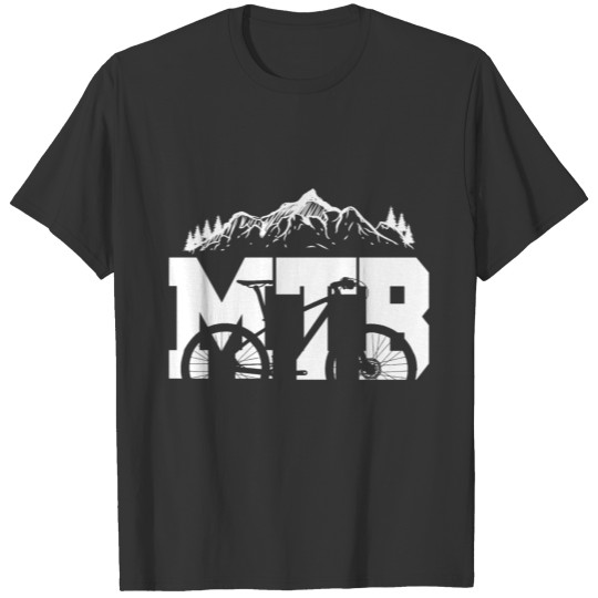 MTB Mountain Bike Cycling Tour T-shirt
