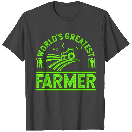 Farmer T Shirts World's Greatest Farmer Gift T Shirts