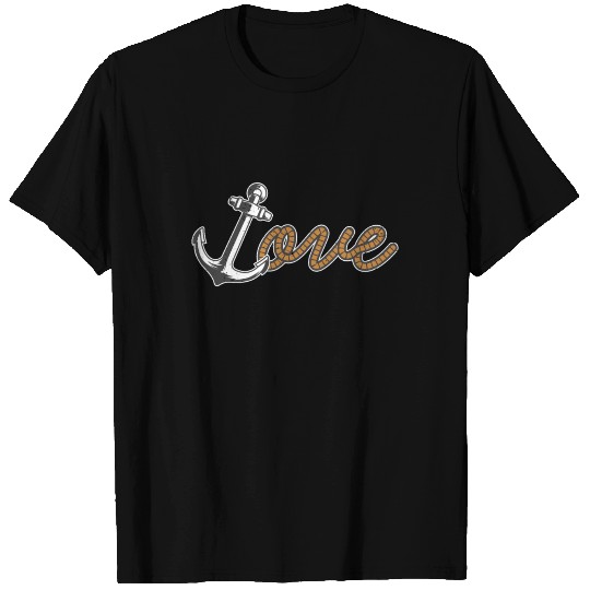 Love Anchor T Shirts