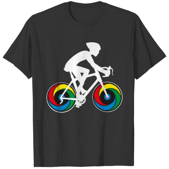 Road bike cycle cyclist design T-shirt