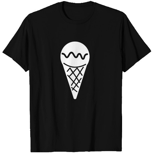 Ice cream in the waffle T Shirts