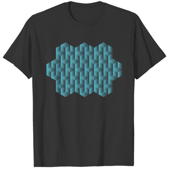 Square Patterns in 3d T Shirts