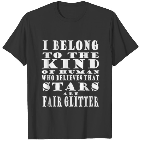 Star fairy glitter gift idea saying girls birthday T-shirt