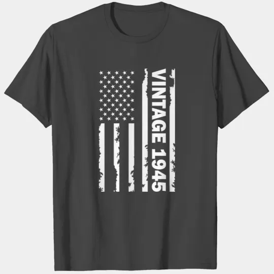 USA VINTAGE 1945 T Shirts,4TH OF JULY T Shirts