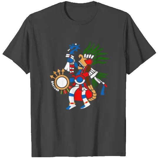 Aztec Symbol Aztec God of War Huitzilopochtli T Shirts