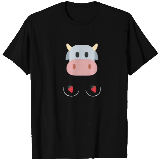 Strawberry cow T Shirts