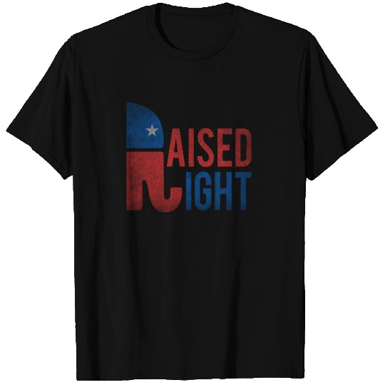 Raised Right Republican T Shirts