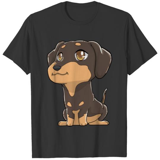 Dachshund Wiener Weiner Dog Kawaii Cute T-shirt