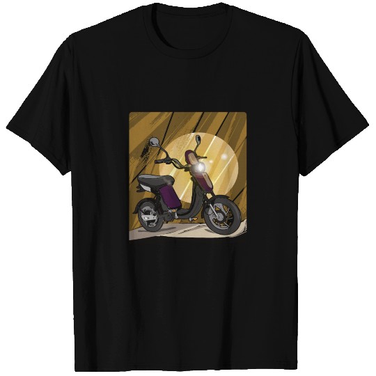 Moped Modern Mofa Mopeds Scooter T Shirts