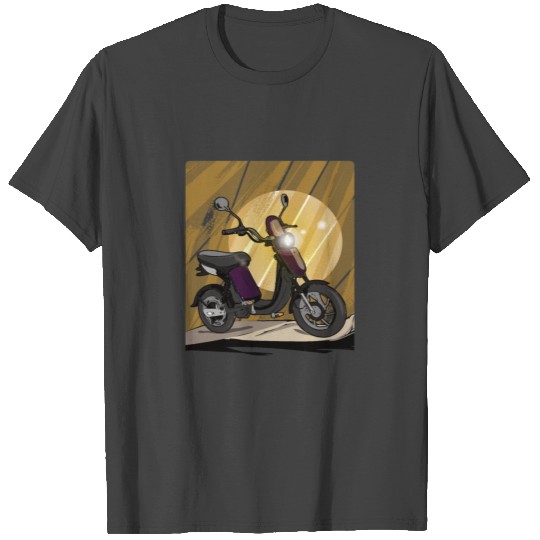 Moped Modern Mofa Mopeds Scooter T Shirts