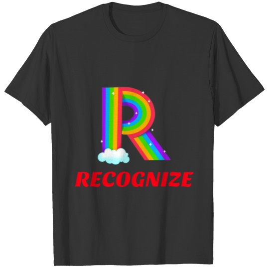 Rainbow Pride Recognize T-shirt